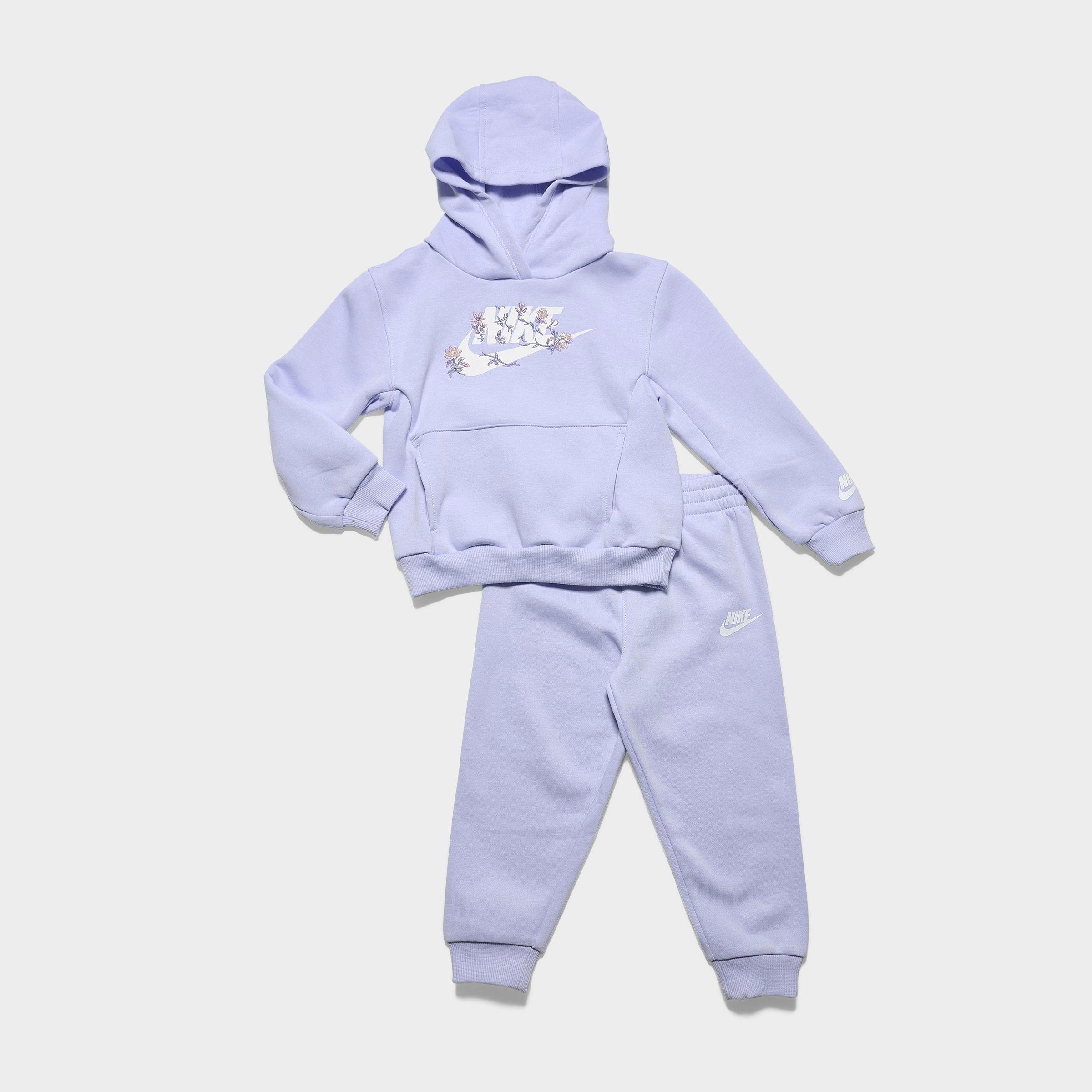 Girls' Toddler Nike Floral Futura 2-Piece Hoodie and Jogger Pants Set