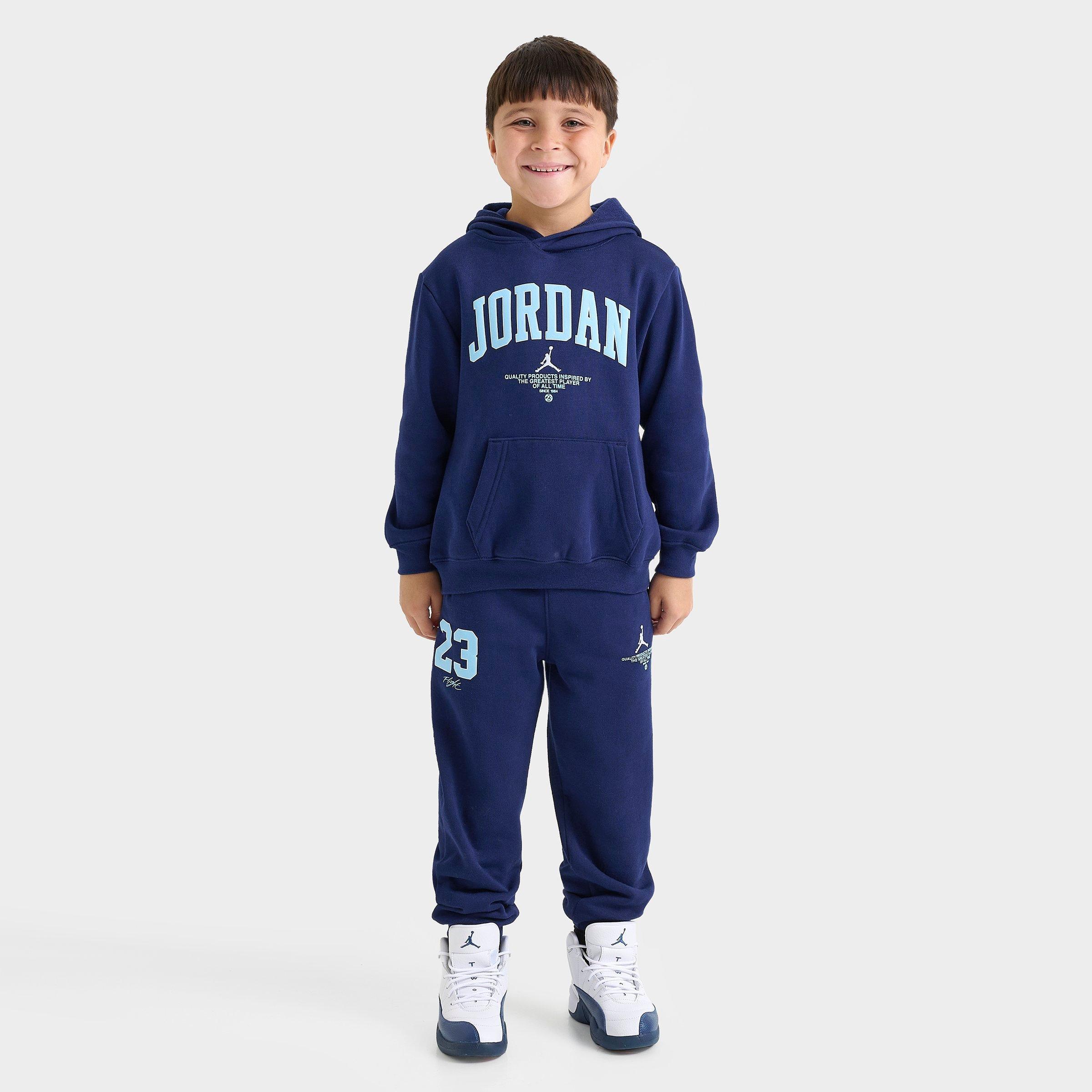 Infant Jordan Pullover Hoodie and Jogger Pants Set