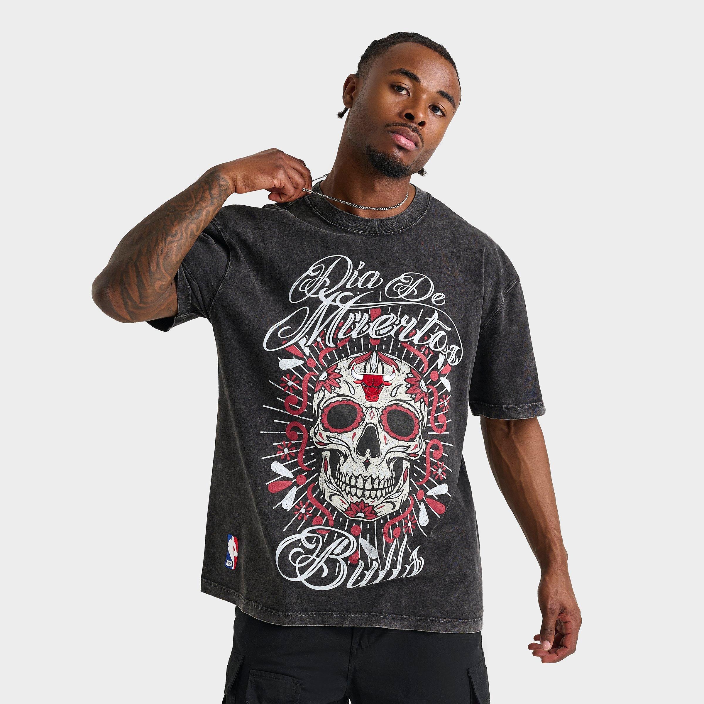 Men's Pro Standard Chicago Bulls NBA Eternal Skull Graphic T-Shirt